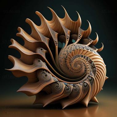 3D model Seashell (STL)